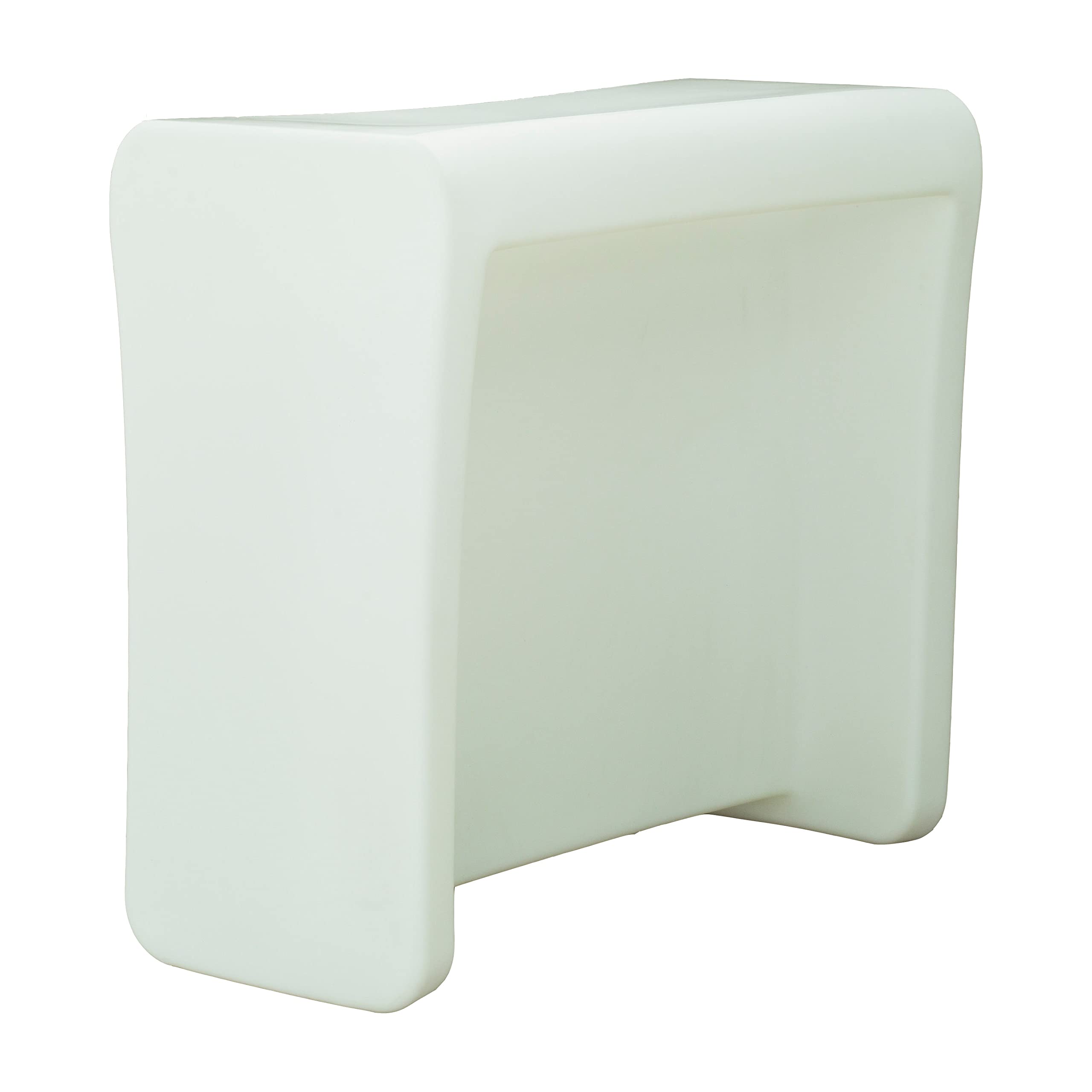 Barra de Bar Grande 120 cm Iluminada de Exterior IP65 Solar RGB Batería Moderna y Resistente de Hotel para la Terraza, el Jardín (Solar + Batería - Luz RGB)