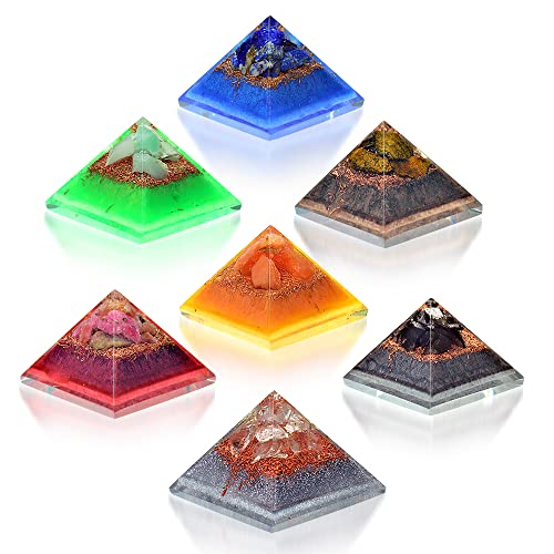 7 Mini Pyramids for self-Care, Harmony, Meditation, Yoga, Spiritu...