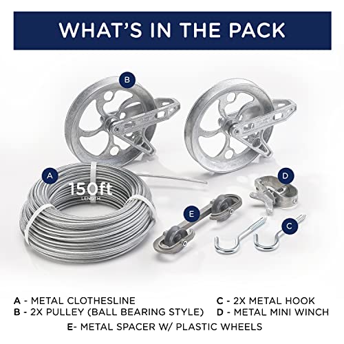 Strata CS79180 Clothesline Outdoor Super Heavy Duty Kit thumb #1