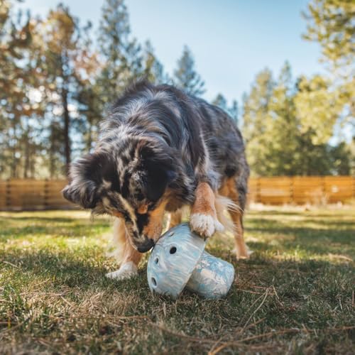 RUFFWEAR Porcini Dog Toy, Interactive Large Dog Chew Toy & Slow Feeder, Pet Safe Dog Treats Dispenser Ball - Image 4