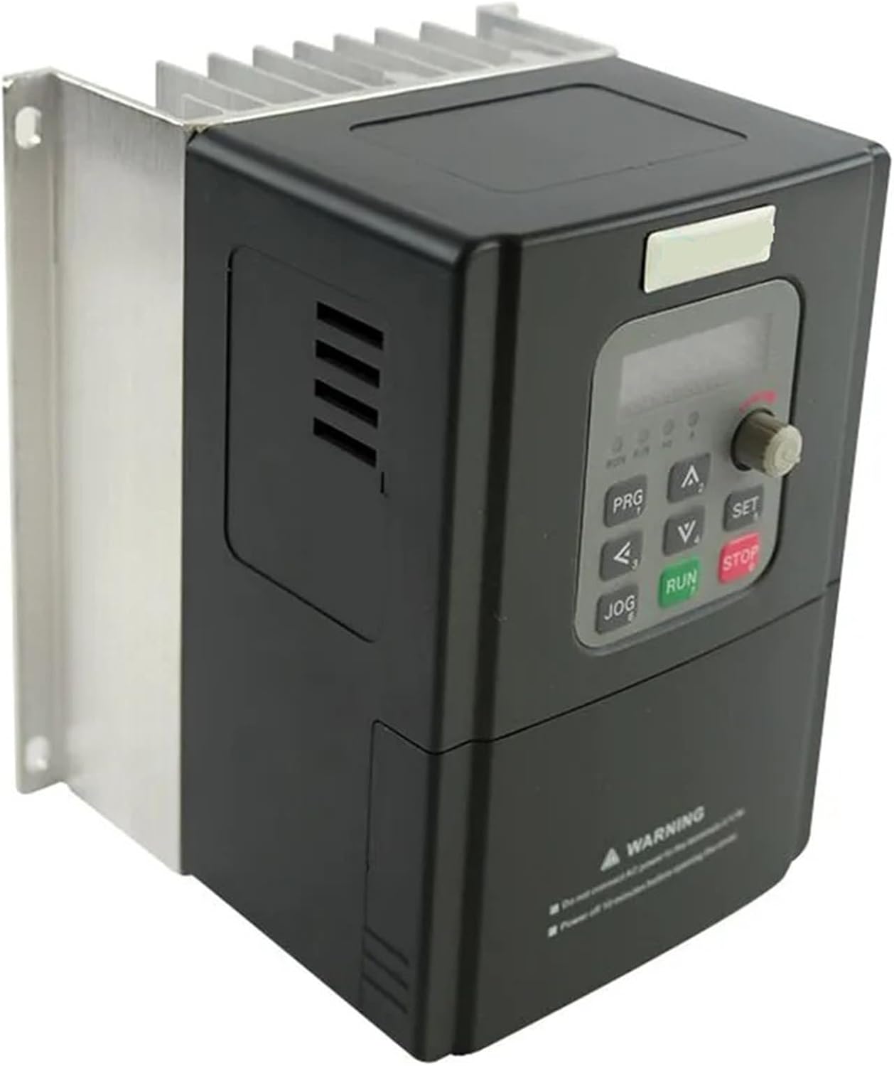 Another side view of the ZLYMTXHW AD350 Frequency Inverter, showing the heat sink and ventilation.