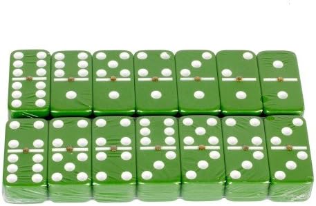 Green Domino Set Games Luxury Wooden Box Blocks Toy Educational Toys Gift For Kid Early Childhood