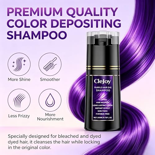 Shampoo Morado Deposita Color para Cabello Teñido 200 ml miniatura 4