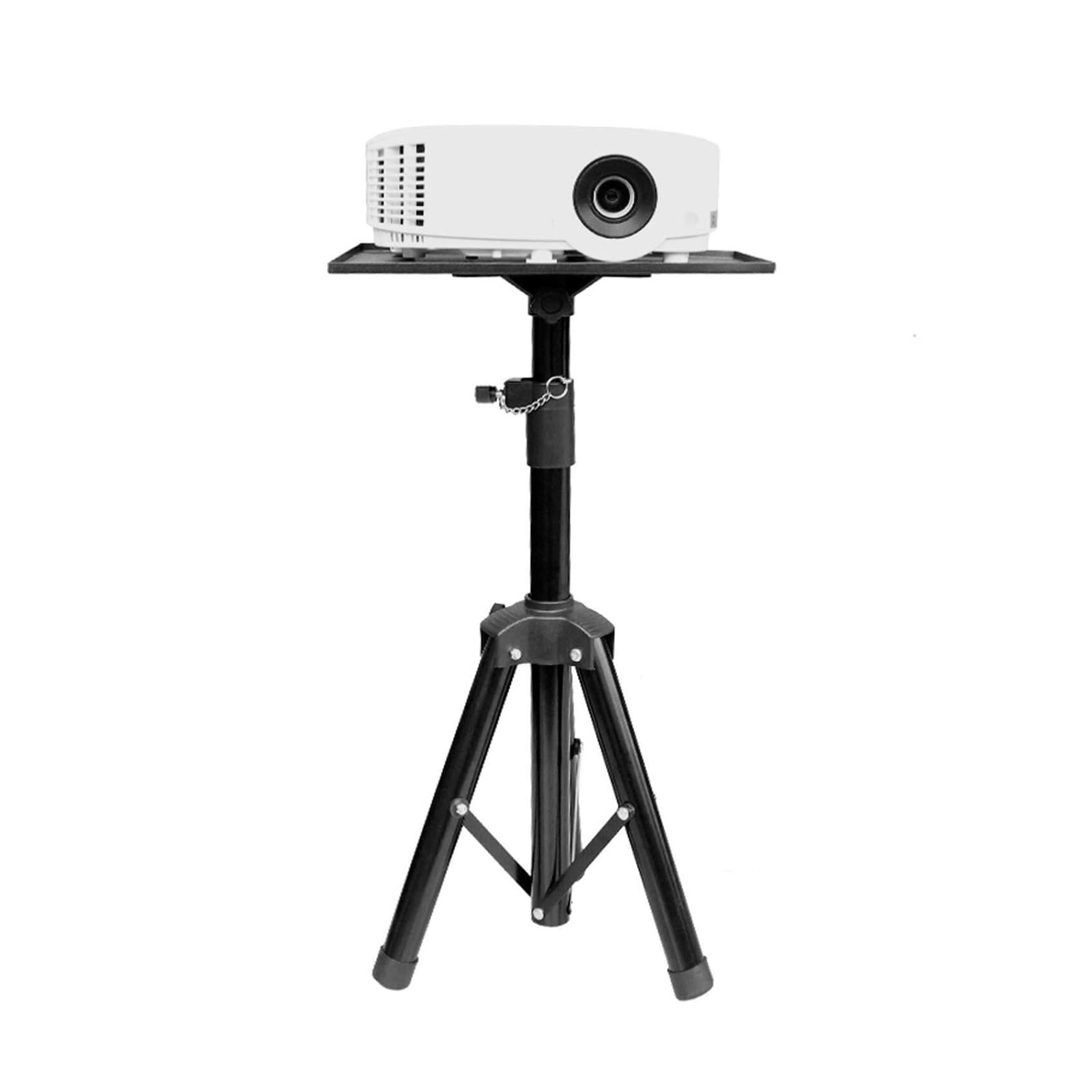 Trípode para portátil de altura ajustable, trípode portátil para proyector, soporte compacto multifuncional para viajes, fotografía, soporte para proyector