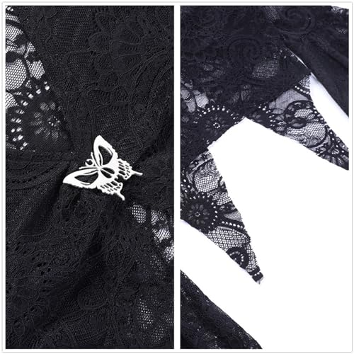 Image of TOMETO STAR Bolero Shrug Tops for Women Goth Flare Sleeve Shrugs