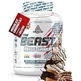 AS American Suplement | Mass Gainer | Alto en Carbohidratos y Proteínas | Ayuda a Subir de Peso | Aumenta la Masa Muscular | Contiene Creatina Monohidrato (2 kg (Paquete de 1), Cookies & Cream)