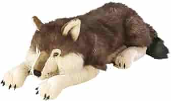 希少 シュタイフ オオカミ ぬいぐるみ 正規品 40cm 狼 横座り ブラウン Amazon.co.jp: シュタイフ オオカミ ぬいぐるみ 正規品 40cm 狼