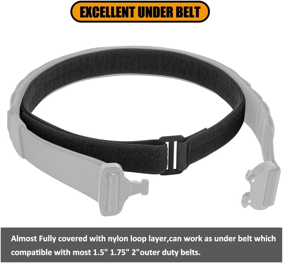 KRYDEX Tactical EDC Inner Belt 1.5" Duty Concealed Carry Base Belt - Image 3