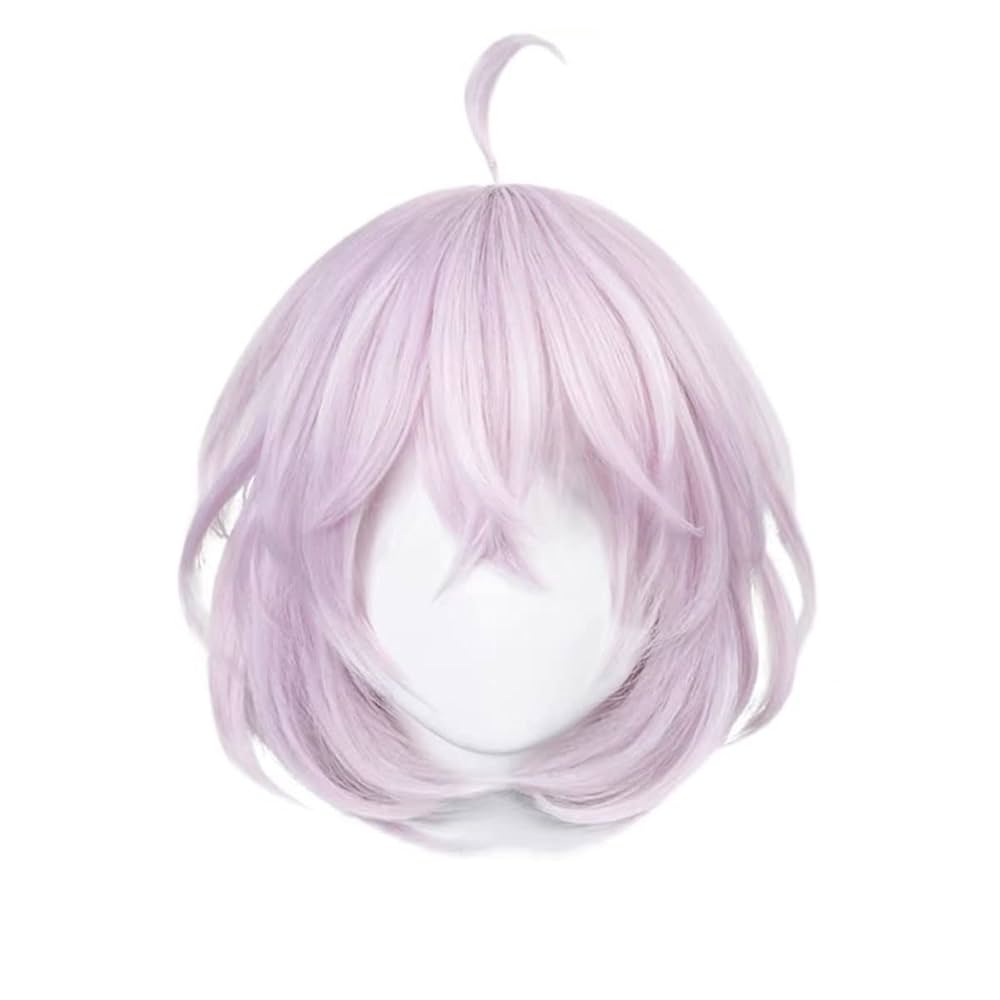 Amazon.com: LOKCEE Senju Kawaragi Wig Cosplay Pink Short