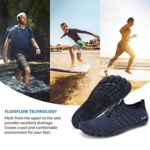 Image of Racqua Water Shoes Quick Dry Barefoot Beach Aqua Sport Swim Surf Pool Hiking Diving Walking for Men Women