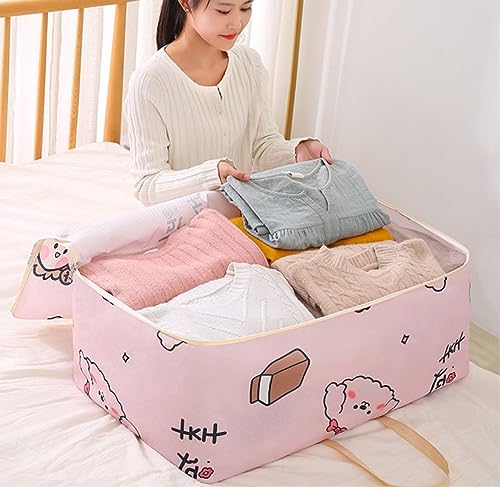 Bolsas de almacenaje de ropa y mantas plegables de 57x49x29cm 8