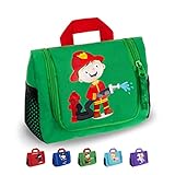 💚 Premium Qualität: Wir verwenden für unsere Kinder Kulturtasche nur laborgeprüftes, hochwertiges Material. Die stabilen Doppelnähte und die dicke Polsterung bieten einen sicheren Schutz aller Utensilien und sorgen für eine lange Lebensdauer