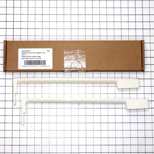 Allstar Appliance Parts WR12X32351 Refrigerator Door Handle Set (Bisque)