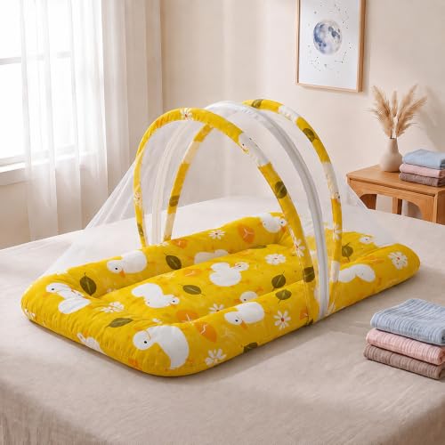 Image of StarAndDaisy 3 in 1 Baby Mosquito net for Sleeping, Mosquito net for Newborn Baby with Washable Design, Soft Bed.