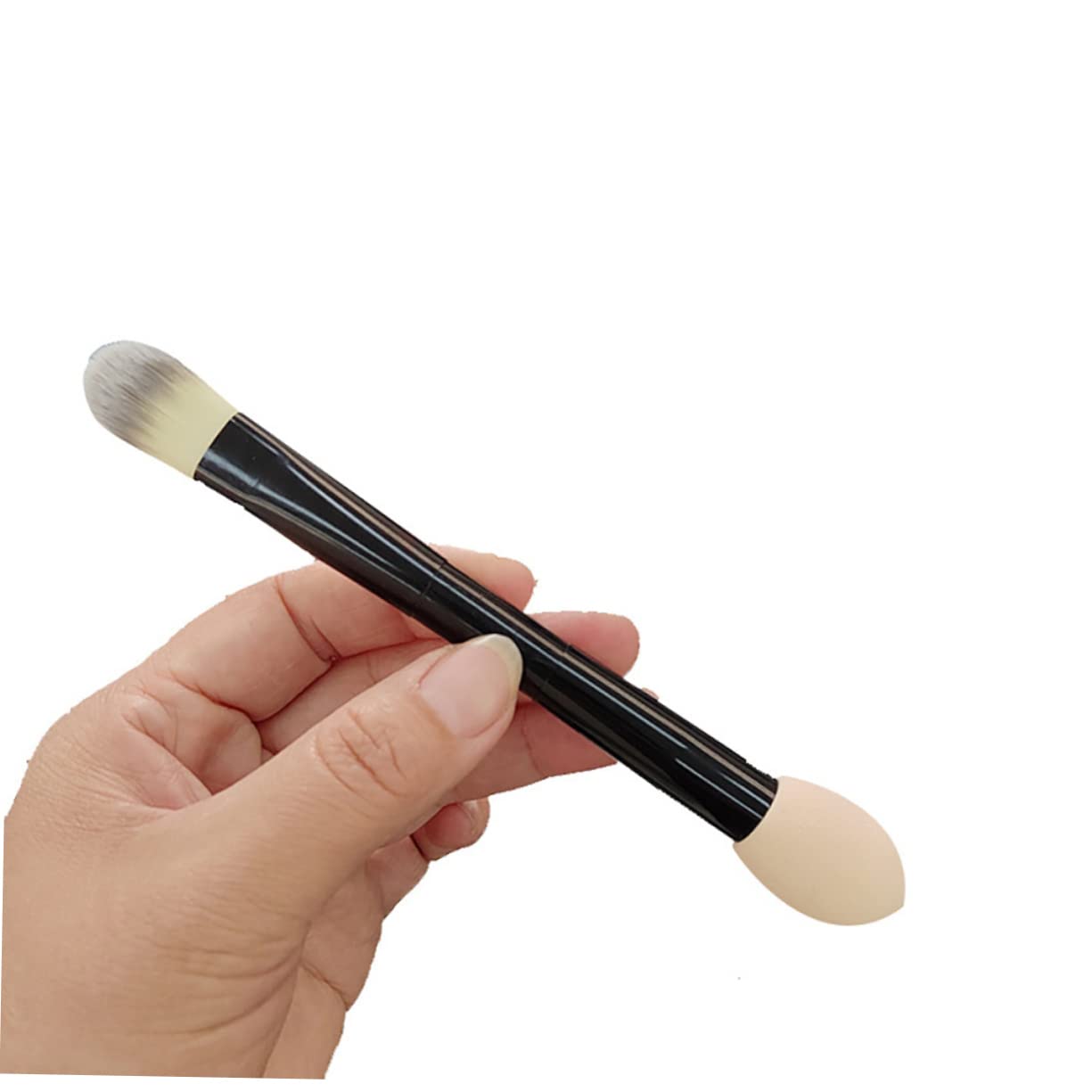 Baluue Dual Sided Makeup Brush Set Foundation Concealer Blush Powder Brush Sponge Ideal for Present