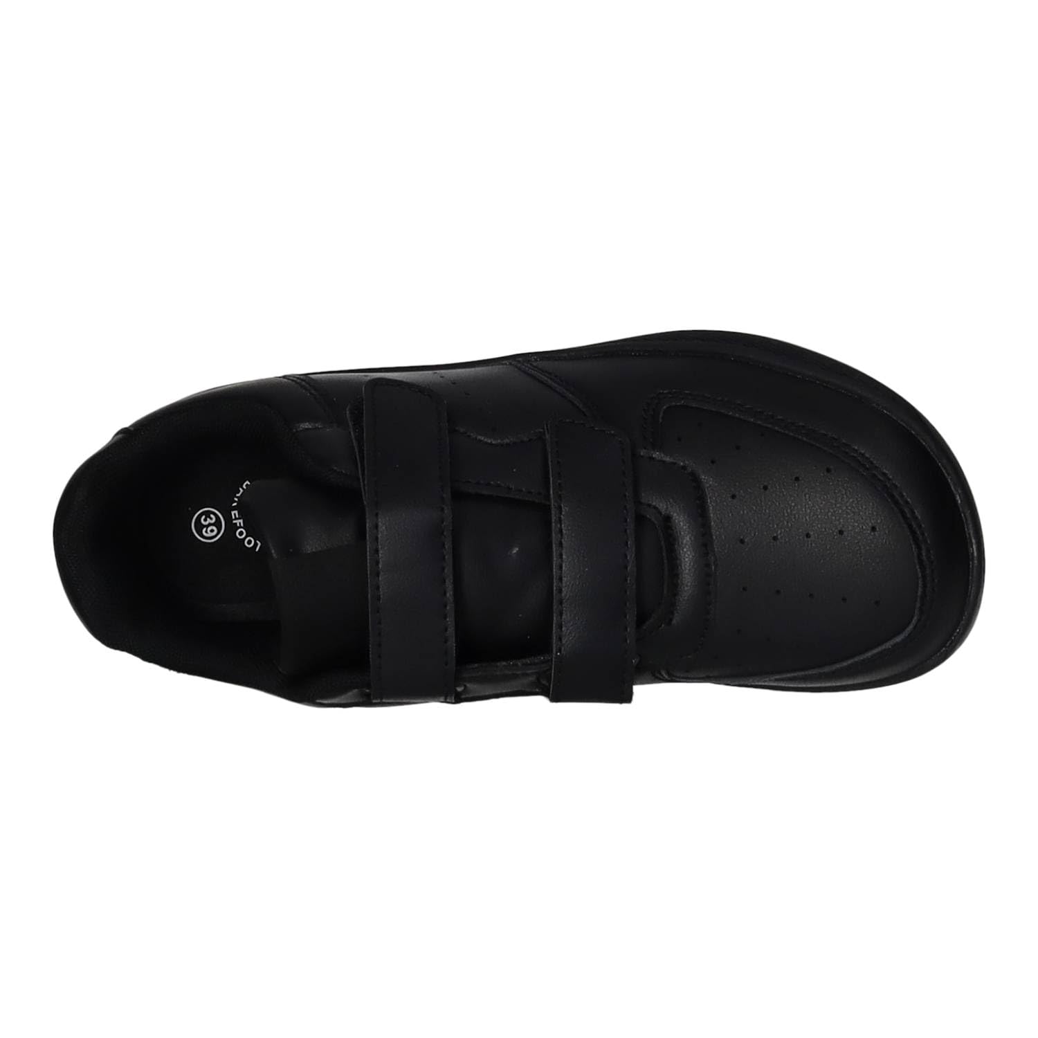 DEMAX 7-V1225B Zapatillas Deportivas Barefoot Mujer DEMAX Negras con Cierre Adhesivo y Suela Antideslizante Mujer Deportivos