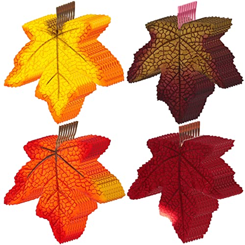 Zerodeko 32 Piezas Hoja De Arce Simulada Decoración Helecho Grandes Plantas Artificiales Solar Árbol Ligero Eucalipto Vine Hojas Artificiales Exterior Follaje Artificial Hogar Flor De Seda