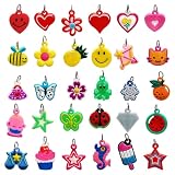MBSIVSA 60 Pièce Breloque pour Bracelet, Accessoires pour Bracelets Élastiques, Accessoire...