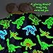 KIVEE Dinosaur Glow in The Dark Blanket for Boys, Dinosaur Toys for Kids, Toddler Blanket for Bed Room Decor, Easter Basket Stuffers Gifts for Kids, Birthday Gifts for Boys Ages 3-12, 50