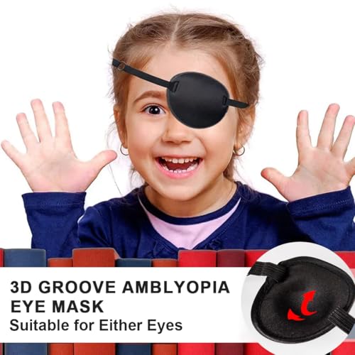 Augenklappe für Hunde, 2 Stück Augenklappe für Katzen nach Operationswunden, Verstellbare Katzenaugenabdeckung Einzelne Augenklappe, Wunden, fehlendes Auge, für kleine, mittelgroße und große Hunde