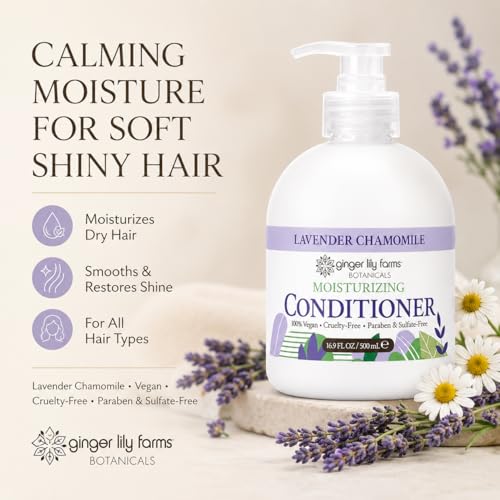 Image of Ginger Lily Farms Botanicals Conditioner, 16.9oz /6pk, Lavender Chamomile