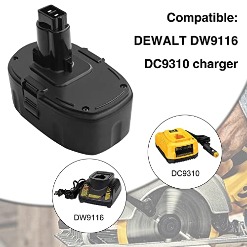DTK Battery Replacement for Dewalt 18V XRP Li-ion Battery DC9096 DC9098 DC9099 DE9039 DE9095 DE9096 DE9098 DW9095 DW9096 DW9098 DE9503 DC9182 18 Volt 6.5Ah Batteries