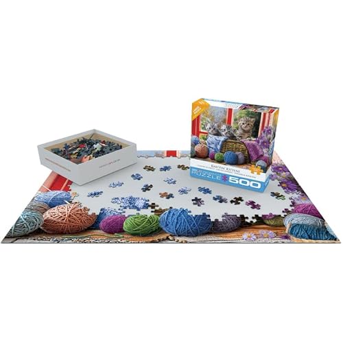 EuroGraphics Knittin\' Kittens 500-Piece Puzzle