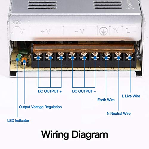 Gesd DC 12V 50A 600W POWER SUPPLY ADAPTER Transformer Switch Ac 110V / 220V To Dc 12V 20Amp Switching Converter Led Driver thumb #2