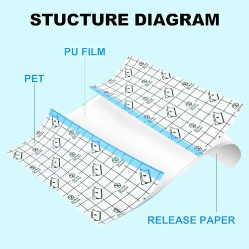 Image of Tattoo Aftercare Bandage Autdor 2 Rolls 6 inchx 2 Yard Second Skin Tattoo Cover Up Patch Waterproof Tattoo Bandages Breathable Tattoo Cover Up Tape Transparent Tattoo Wrap for Tattoo Cover Protection Film
