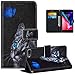 Vepbk für iPhone 8 Plus / 7 Plus / 6S Plus / 6 Plus Hülle Handytasche Flip Case Magnet Schutzhülle Klapphülle Leder Tasche mit Bunt Muster Kartenfach Cover Bookstyle Brieftasche Handyhülle,Design 1