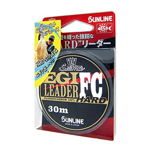 サンライン(SUNLINE) リーダー ソルティメイト エギリーダーFC ハード フロロカーボン 30m 3.5号 14lb ナチュラルクリア