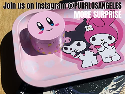 Anime Rolling Tray Pink Rolling Tray Pink Decorative Tray (Pink Heart) #TOP5