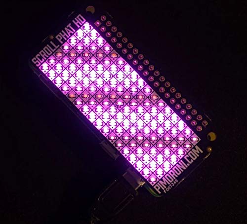 Pimoroni Scroll pHAT HD for Raspberry Pi - 17x7 ピクセルで情報表示 (07 ピンク)