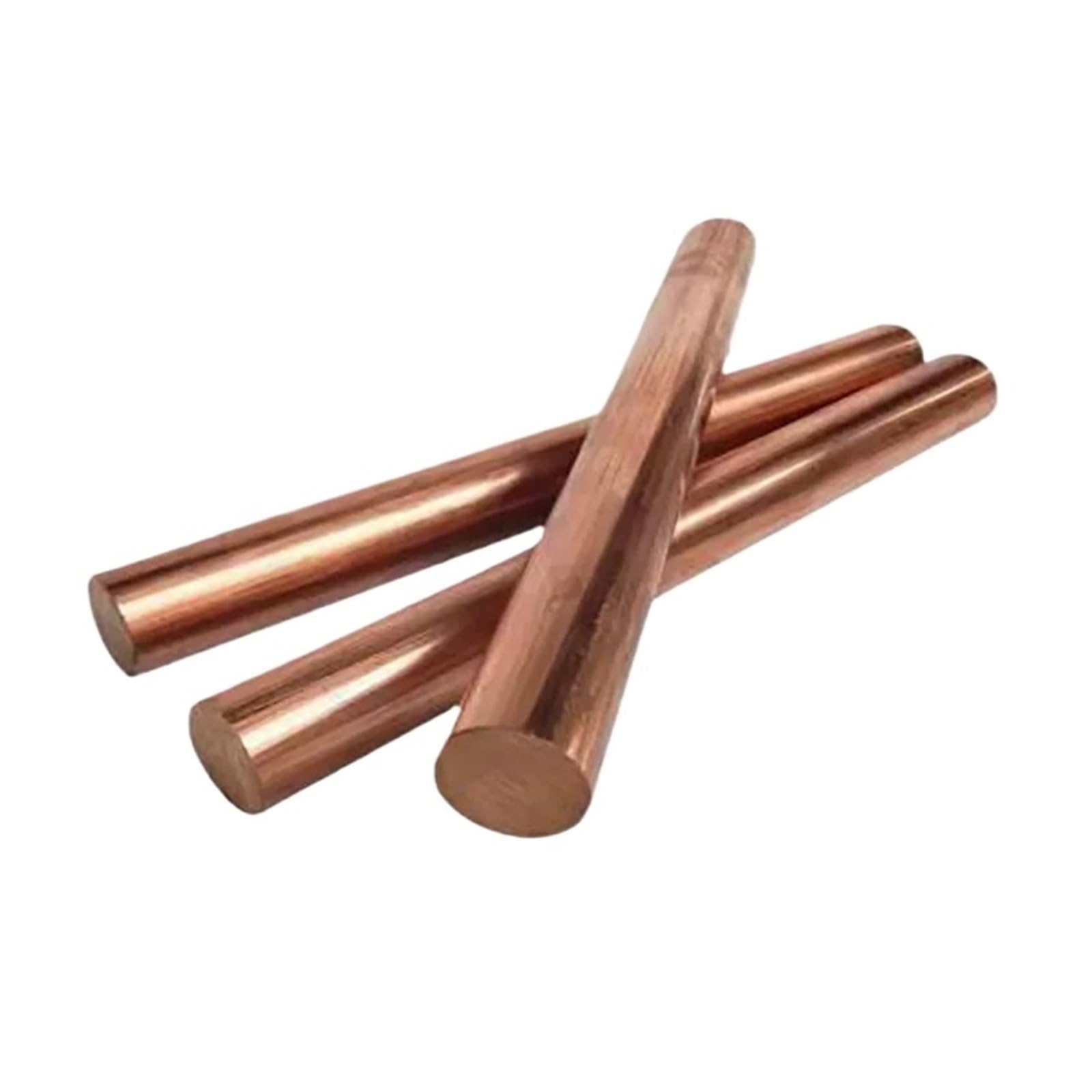 Messingstäbe Kupfer-Rundstab 2 mm 3,0 4 5 6 7 8 10 12 15 20 22 23, 25 26 28 30 40 50(200mm,5mm 10pcs)