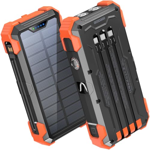 GOODaaa 24,000mAh Solar Power Bank