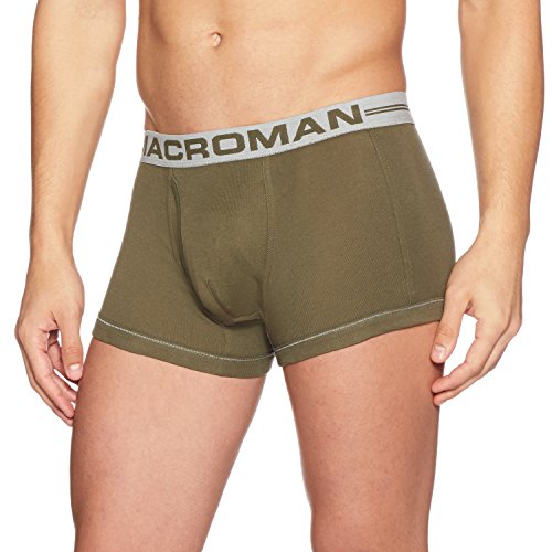 Image of Macroman M-Series Bravo Classic Stretch Boxer Brief|Color: Olive Green| Size: L| Pack of: 1