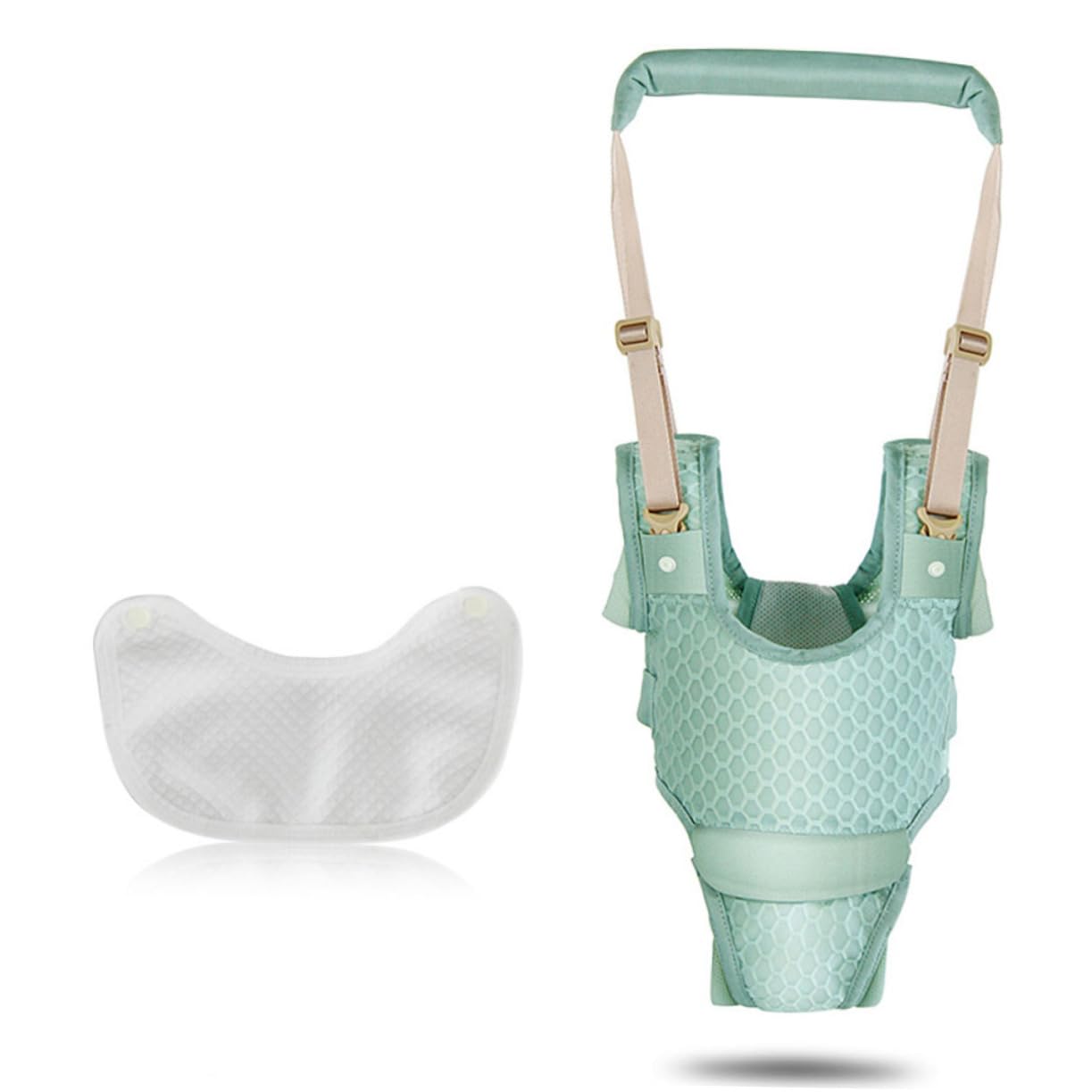 Beatifufu Baby Walking Belt Harness Toddler Walker Holder Easy On/Off Skin-Friendly Material