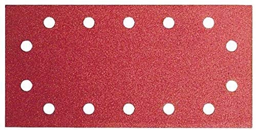 Bosch 10-Piece Sanding Sheet Set (for Orbital Sanders Various Materials, 115 x 230 mm, Grit 60/120/180)