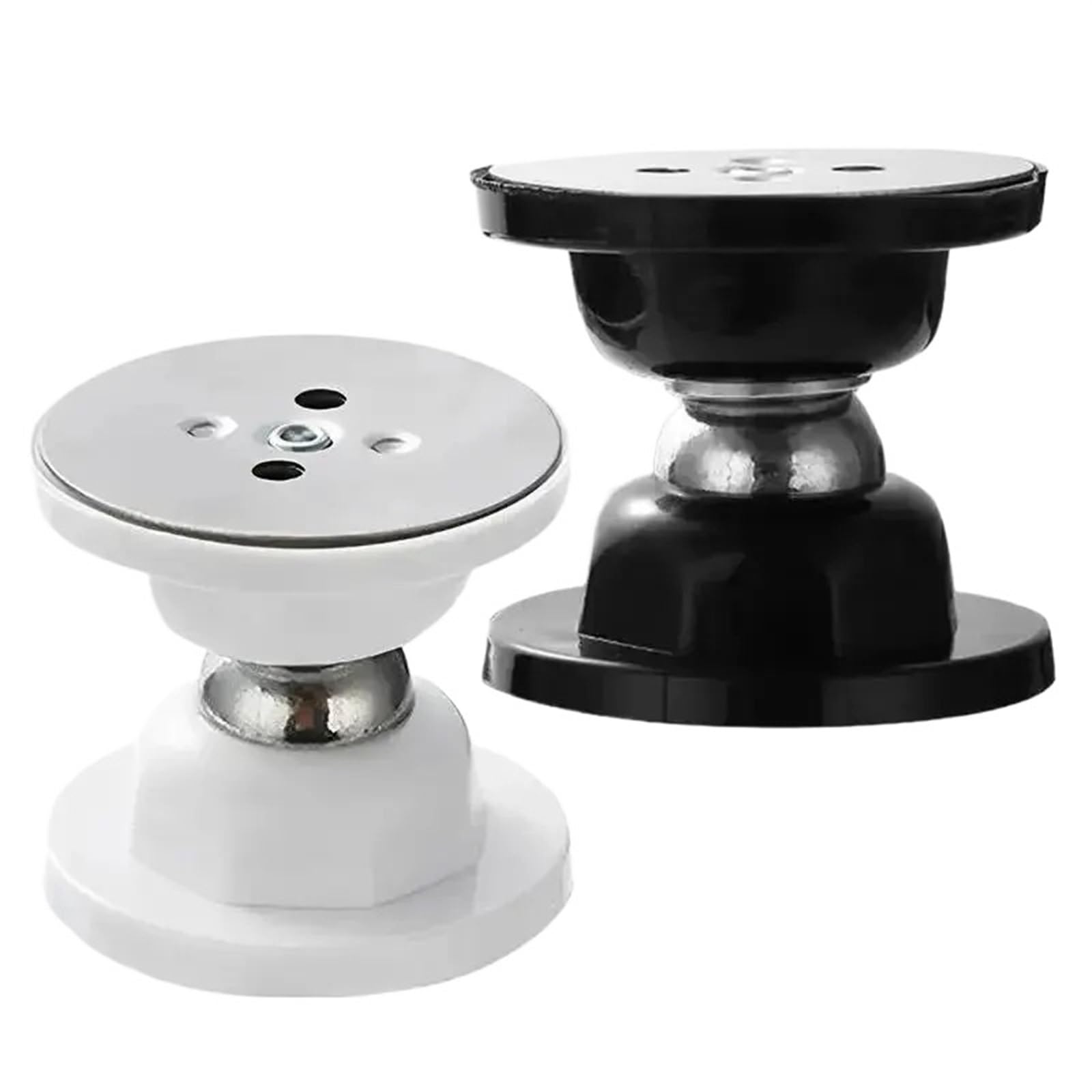 Butoir de porte magnétique puissant et silencieux en silicone noir MDX