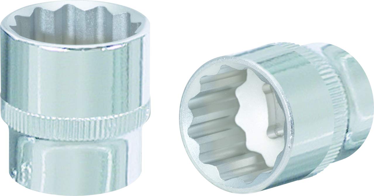 KS Tools 918.4813 3/8" CHROMEplus 12 Point Socket,25/32", Colour