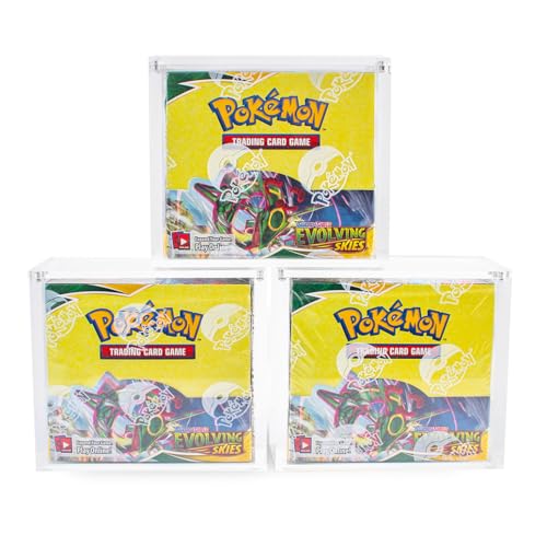 Premium Pokemon Booster Box Magnetic Acrylic Display CASE - Booster Box