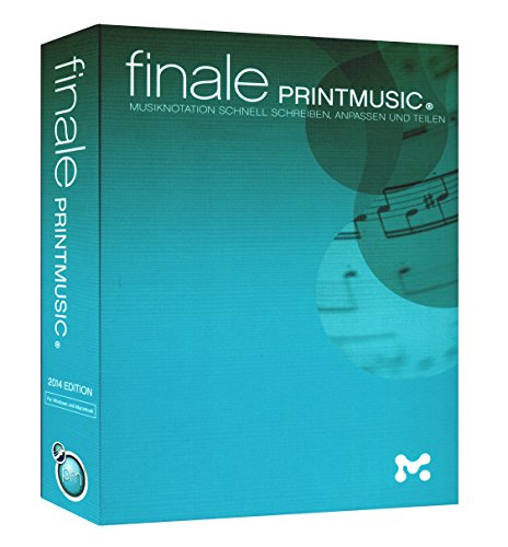 PRINTMUSIC Finale 2014 – Il software di notazione musicale ideale per insegnanti, docenti, musicisti, compositori e arrangiatori (per Windows e Macintosh)
