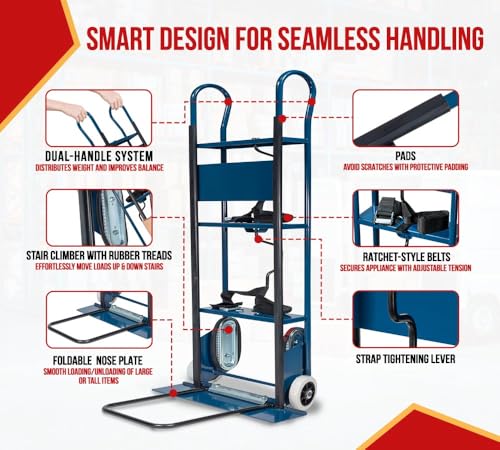 Carretilla de Mano Industrial Mytee 2 Unidades 800 lbs Capacidad miniatura 3