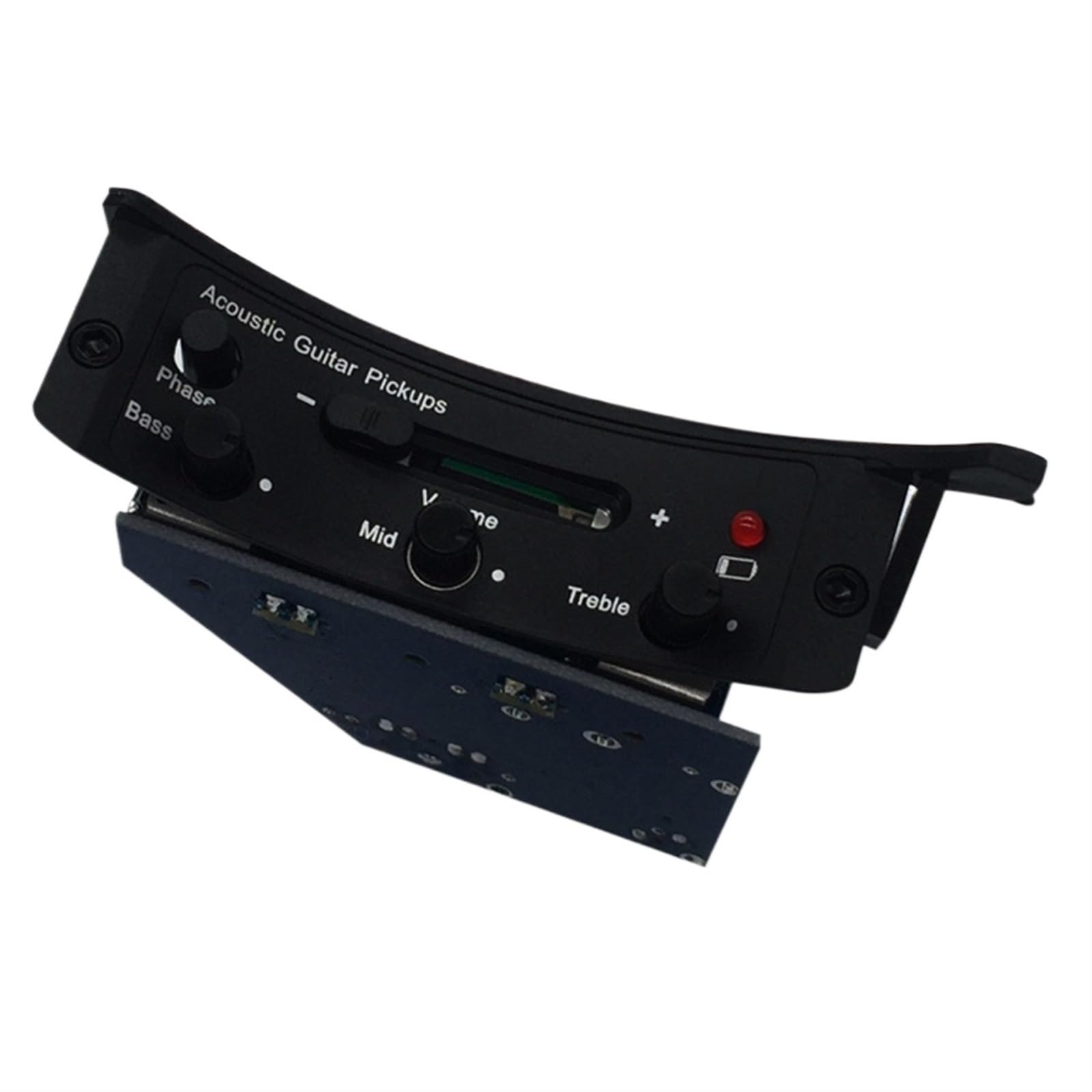 Pickup per strumenti ad arco Pannello Di Controllo Nascosto Per Chitarra Folk Senza Fori Con Pickup Piezoelettrico