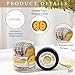 Positive Taco Jar – 60 Funny Emotional Support Taco, Back to School Gifts for Teachers, Students, Birthday Gifts for Women, Men, White Elephant Gift, Teen Girl Gifts Trendy Stuff, Friends Gifts