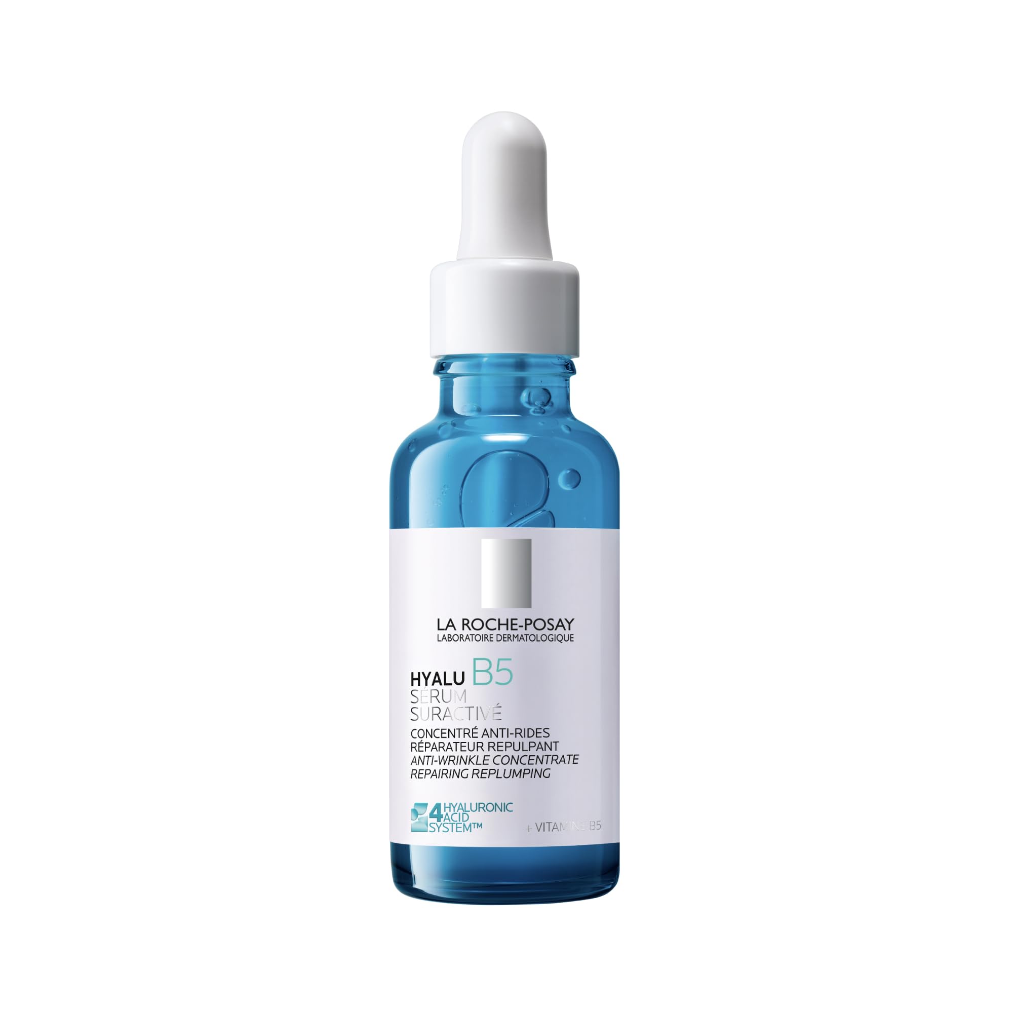 La Roche-Posay Hyalu B5 Suractivated, Sérum antiedad concentrado, Efecto Revitalizante, Repara y Rellena en 1h, 4 Tipos de Ácido Hialurónico, Vitamina B5 y derivado de Centella Asiática, 30 ml