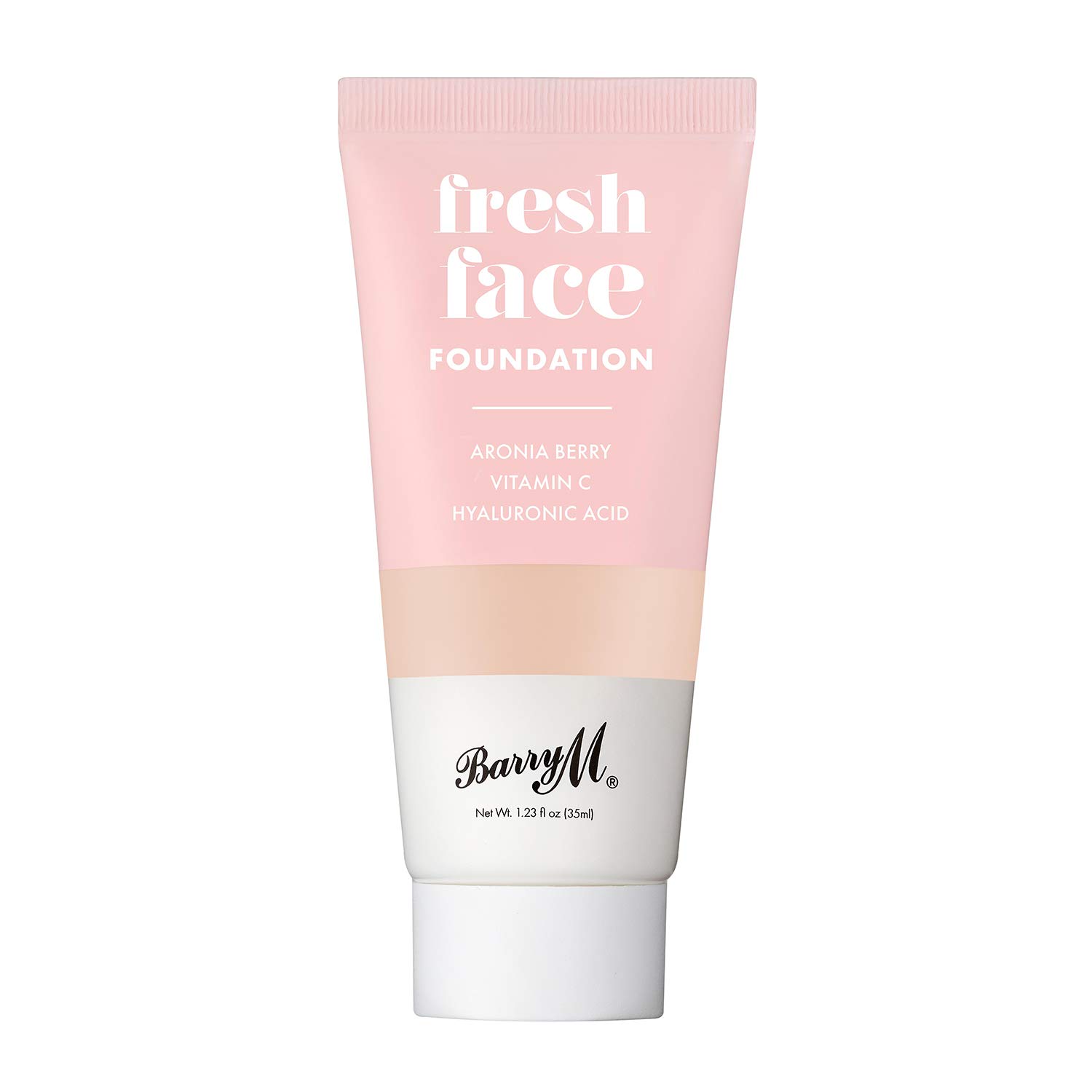 Barry M Cosmetics Fresh Face Lightweight Liquid Foundation Infused With Hyaluronic Acid And Vitamin C, Shade 5, 1 count