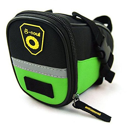sponeed Cycling Bicycle Bike Saddle Seat Bag Tail Bags Rear Pouch MTB Cycling Accessories Green