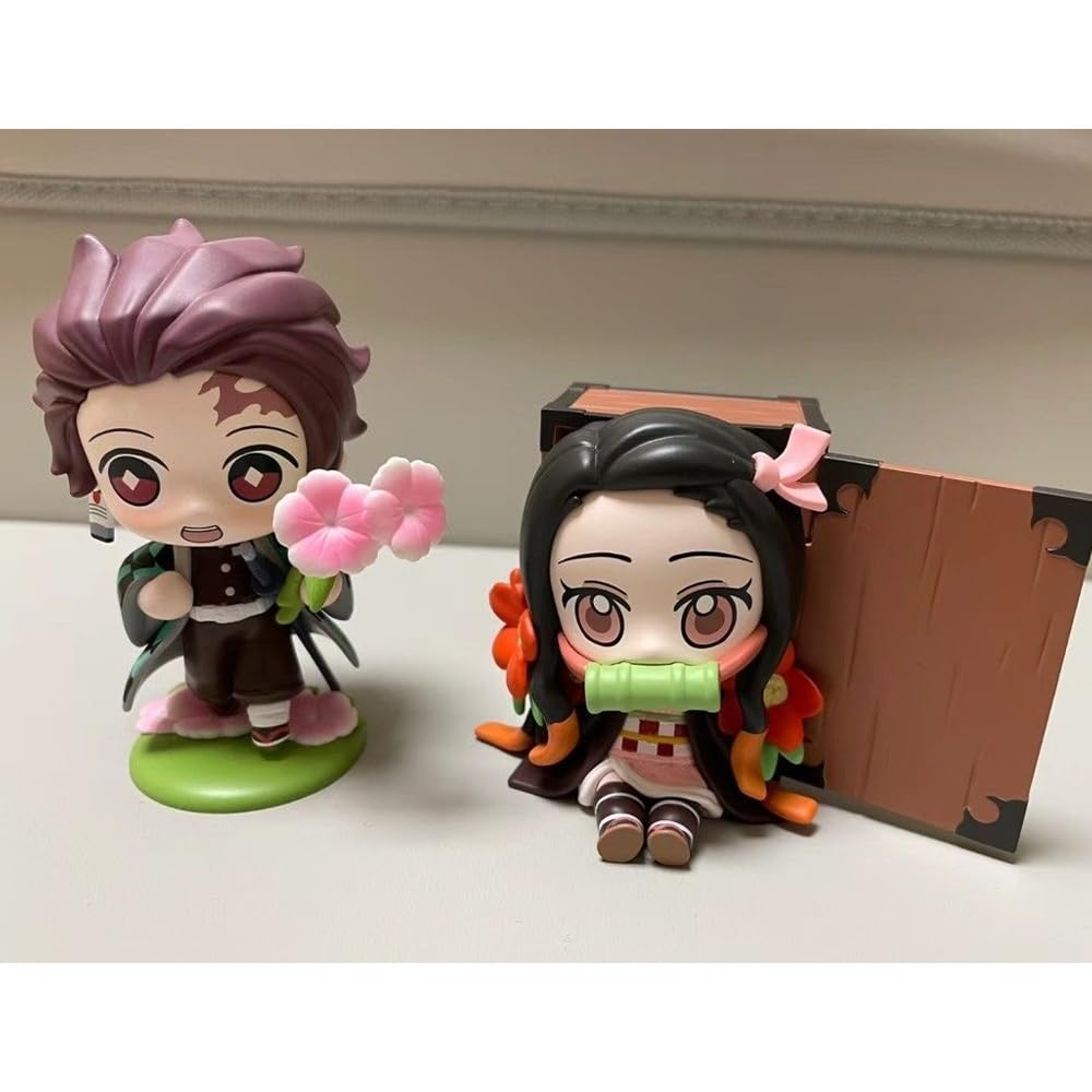 Xinchangda Anime Figur Kamado Nezuko & Tanjiro - PVC Statue Für Sammler