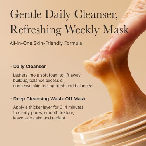 Image of Arencia Calendula Rice Mochi Fresh Cleanser - Moisturizing & Deep-Cleansing (1.76oz)